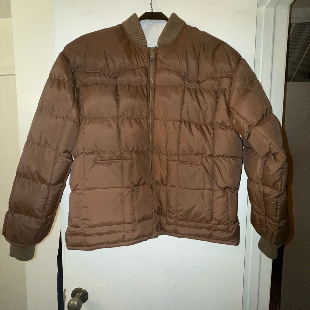 Vintage  Brown Puffer Jacket